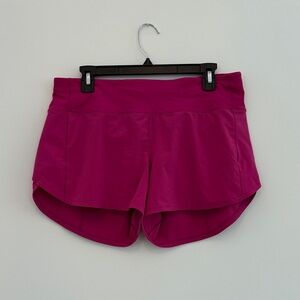 lululemon athletica Speed Up Magenta Shorts